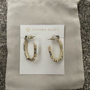 Kendra Scott Madelyn Neutral Mix Gold Hoops